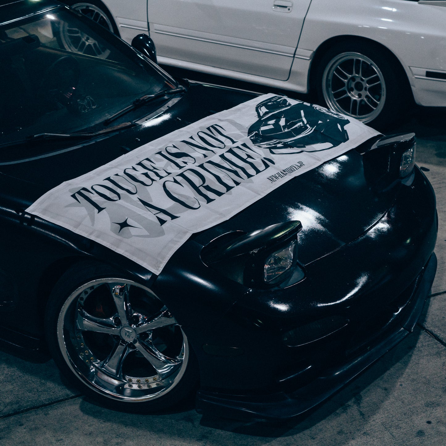 'Touge is not a Crime' Nobori Flag