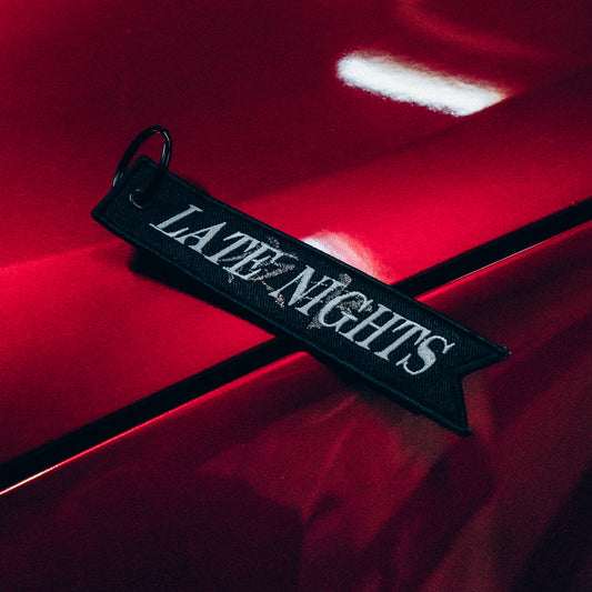 'Late Nights' Metallic Jet Tag