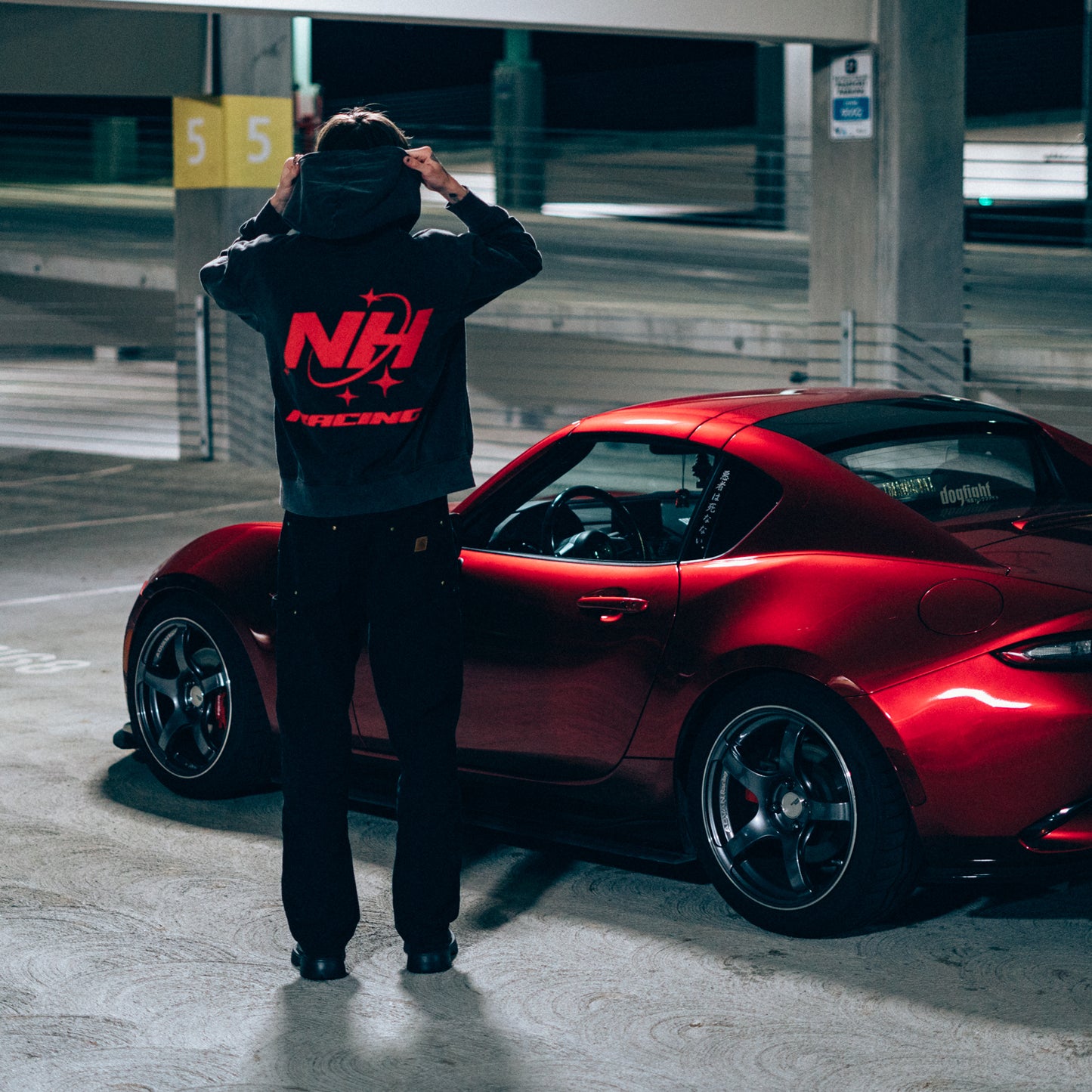 Vintage 'NH Racing' Zip-Up