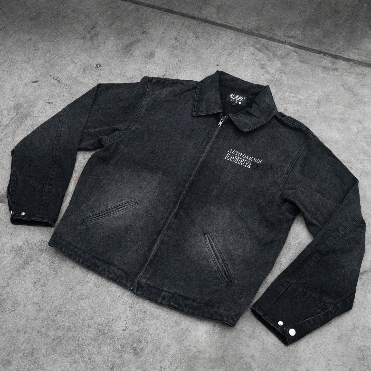 'Hashiriya Garage' Blacked Out Work Jacket