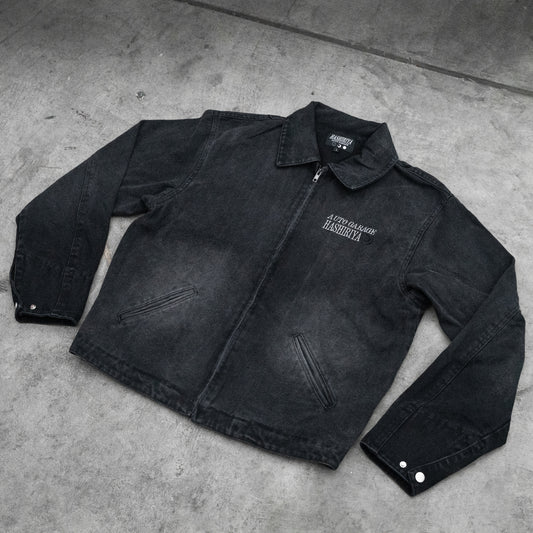 'Hashiriya Garage' Blacked Out Work Jacket