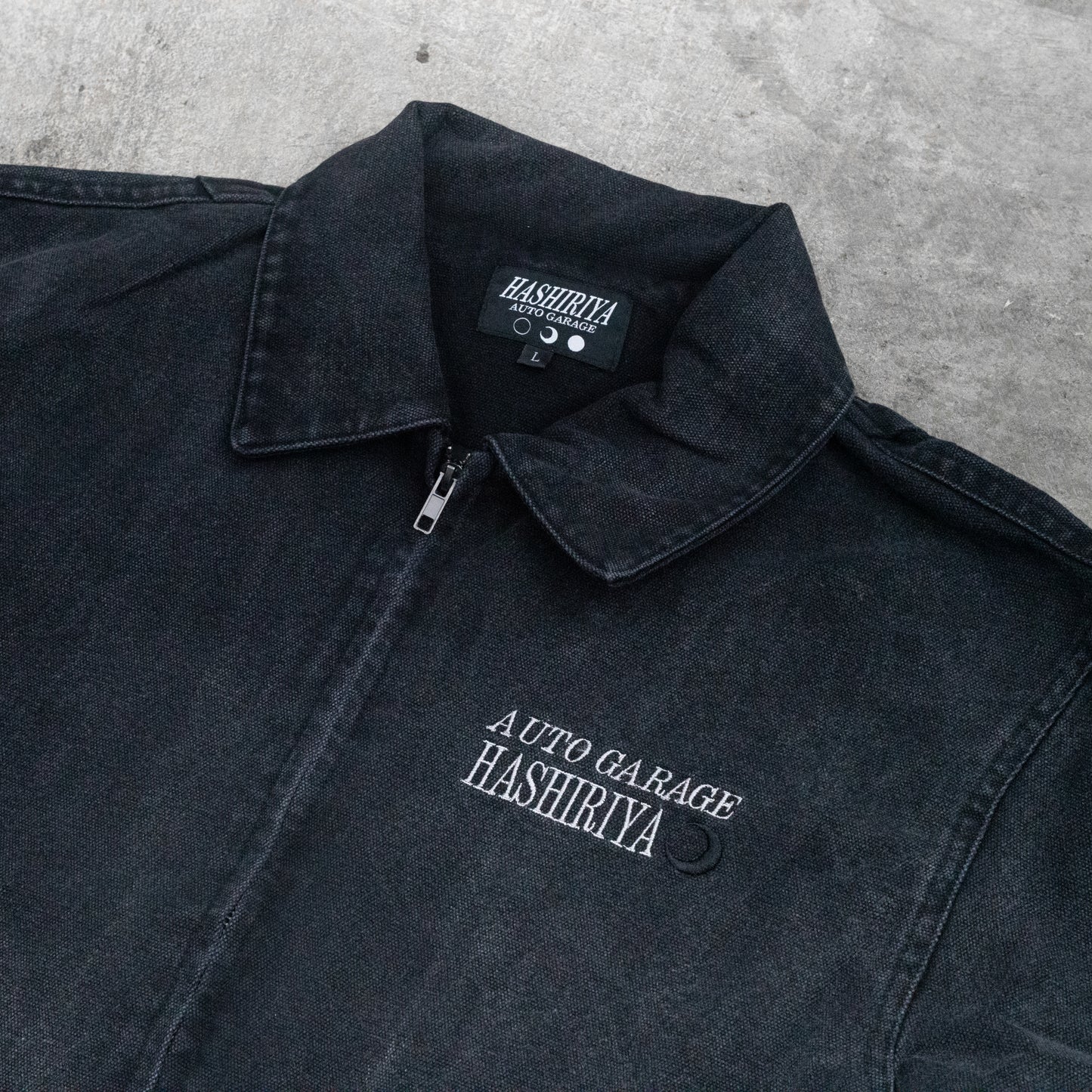 'Hashiriya Garage' Blacked Out Work Jacket