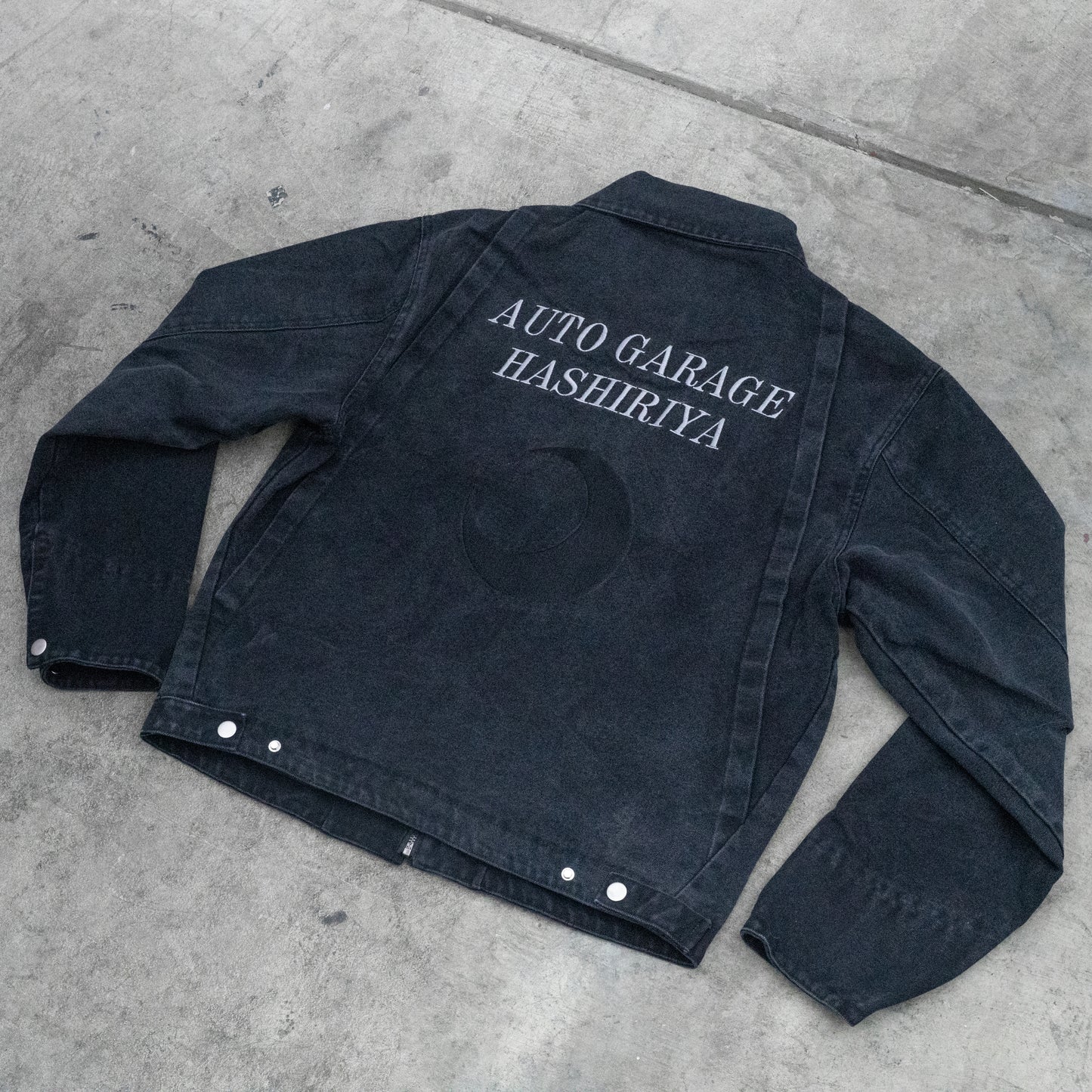 'Hashiriya Garage' Blacked Out Work Jacket