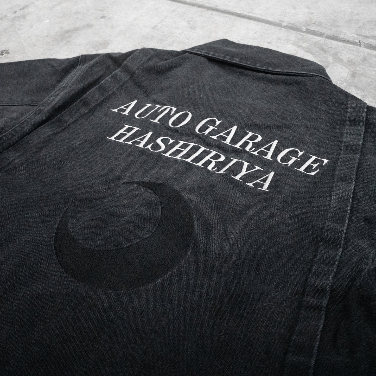'Hashiriya Garage' Blacked Out Work Jacket