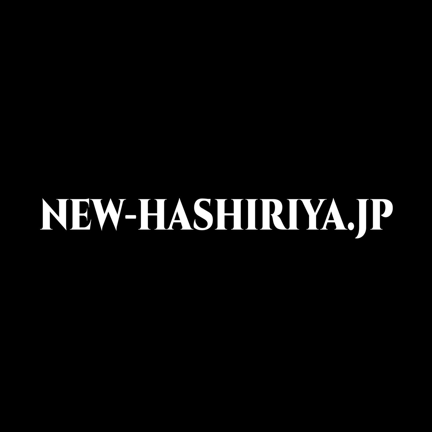 'NEW-HASHIRIYA' Bold Reflective White Sticker